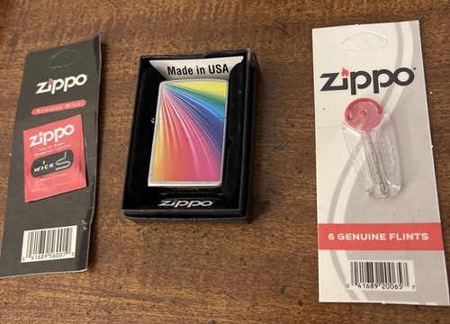 Zippo rainbow lighter bonus - zippo,